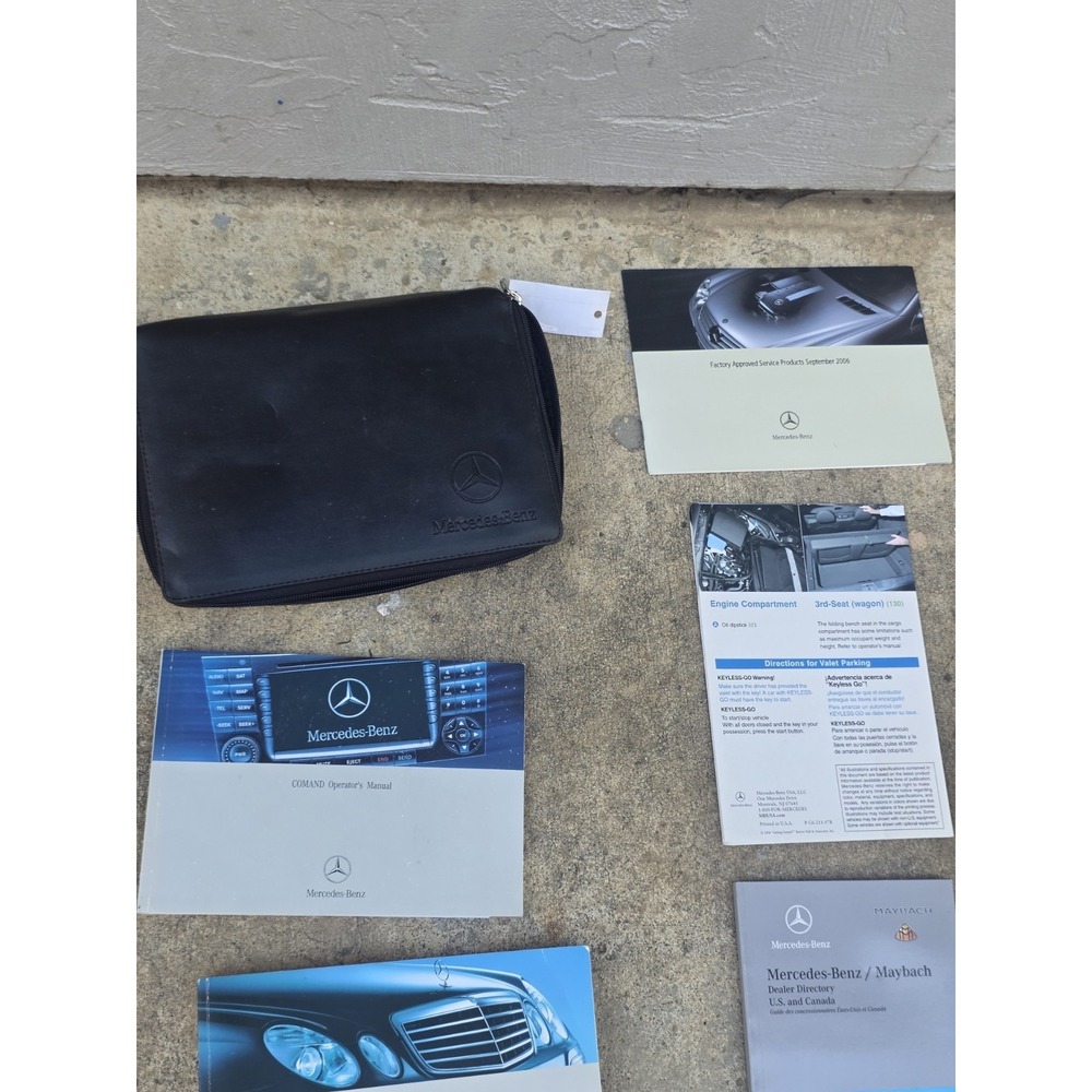 2003-2009 Mercedes E Class Owners Manual Portfolio Case Book OEM - Picture 7 of 7